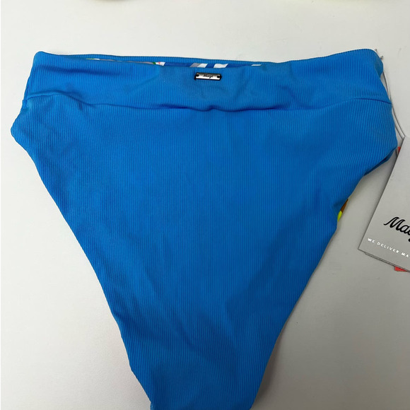 NWT Maaji Suzy Q Reversible Bottom & Rainbow Affair Triangle Top, Size Small - Picture 8 of 8